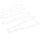 White Polyester Trellis Netting for Garden Plants Climbing Support 1