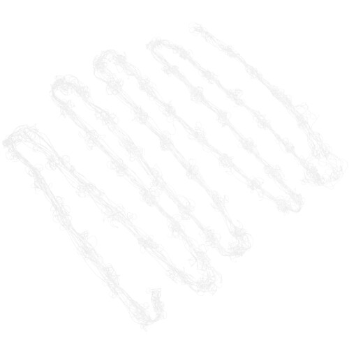 White Polyester Trellis Netting for Garden Plants Climbing Support 2