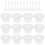 20Sets Plastikbecher Mit Deckel Für Pudding, Mousse Und Muffins 5