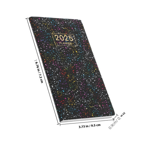 Planner Zwart Imitaat 1 Set 6,8X3,7X0,4In 1