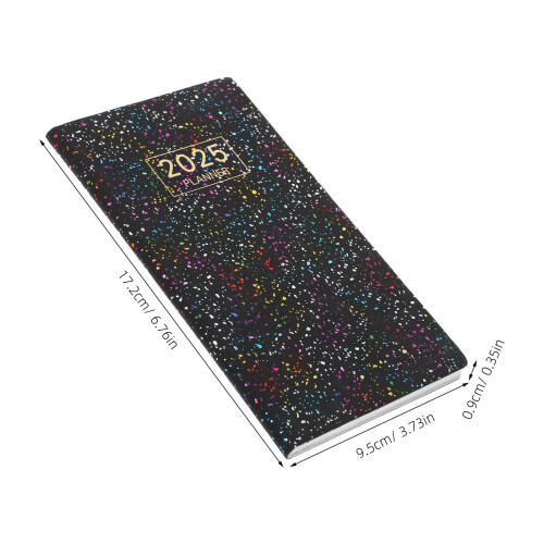 Planner Zwart Imitaat 1 Set 6,8X3,7X0,4In 2