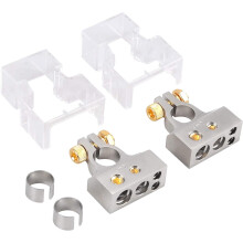 Battery Terminal Adaptor, Battery Adaptor Sleeves for Automotive Battery Terminal Converter, Precision Crafted for Reduced Current Transmission Loss