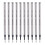 Metal Pen Refills Smooth Writing-Black 0.7 Direct insertion 1