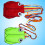 Octopus Kite Assorted Color Kite 2pcs 400x73cm 8