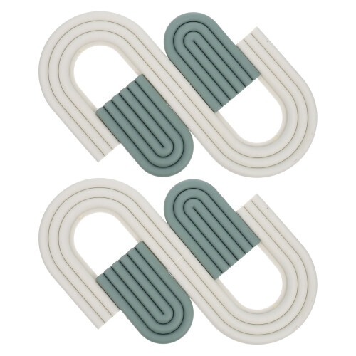 4 Unidades De Silicone Anti-Derrapante Com Isolamento Térmico 2