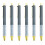 Stylo à bille rétractable, 6 pièces, stylo-Gris Morandi 1
