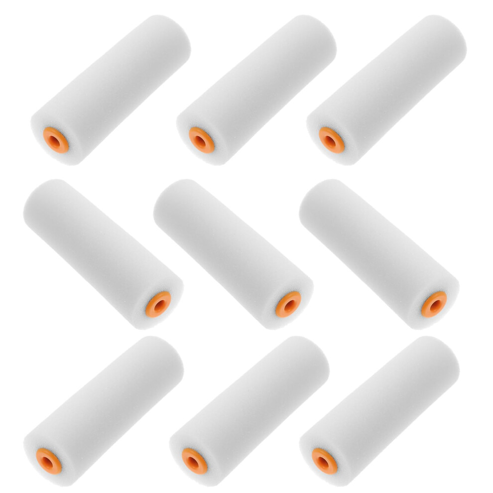 12 Piece Paint Roller With Wall Painting Brushes Precise Paint Applications Replacement Rollers For Oil Paints For Narrow Spaces And Corners 9105992527779