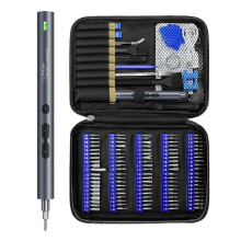 120 in 1 Precision Electric Screwdriver Set Mini Rechargeable Cordless Kit With Bits For Cell Phone Mobile Laptop PC