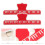 5Ud Sujetalibros Musical Rojo De ABS Para Profesional 6
