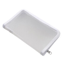 Clear Zippered File Case Small File Pouches Water-White