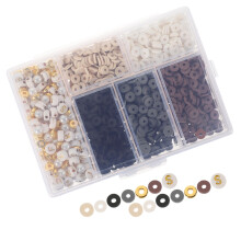1 Doos Aardewerk Set Zwarte Polymeerklei Accessoires