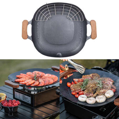 Lightweight Cooking Tray Wilderness Cookware Roastig Grilling 1