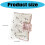Floral Print Notepad Stationery Notebook Journal Notepads-Blue 3