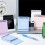Calendrier de bureau Portable 2026, reliure à double-Taro violet 5