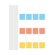 Étiquettes adhésives colorées en PET,-Atout de couleur classique