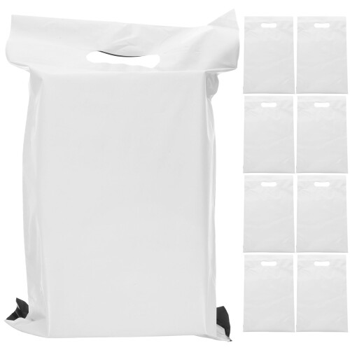 100St Snelle Sluitbare Witte Verzendzakken Voor Kleding 1