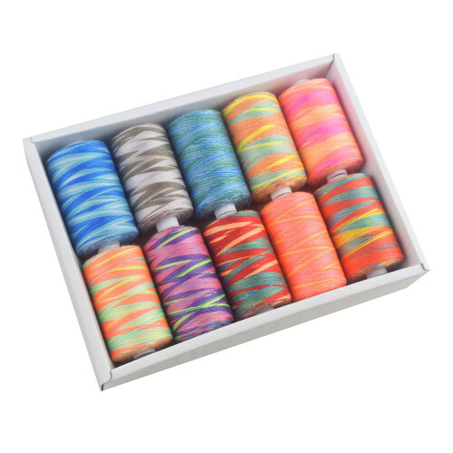 10 Roll Polyester Sewing Thread for Sewing Machines DIY Craft