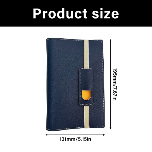 A6 Pocket Notebook Journal Notebook Waterproof-Hidden blue 2