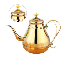 Gooseneck Water Kettle with Filter Tea Coffee Kettle-Gold 1.2L