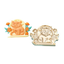 Embossed Sealings Wax Stamp Head 3D Cats Fire Lacquers Seal-J