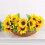 Sunflowers Simulation Bouquets for Wedding Room Decorations 6 4