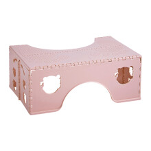 Escalón Plegable Para Material PP Antideslizante Rosa