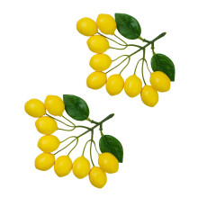 Fake Lemon Chain Branches Simulation Fruit Skewer for Home