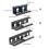 Efficient Socket Organizer No Drilling Wires Rack Power-B 3
