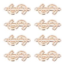10St DIY Hangende Sleutelhangers Goudkleurig Metalen Ornament