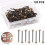 Versatile Mounting Hardware, Hardened Nails With Brass Heads For Heavy Duty Projects, Comes With A Practical Plastic Storage Box 1