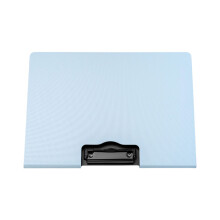 Presse-papiers rabattable Portable avec Double Clip-Bleu clair