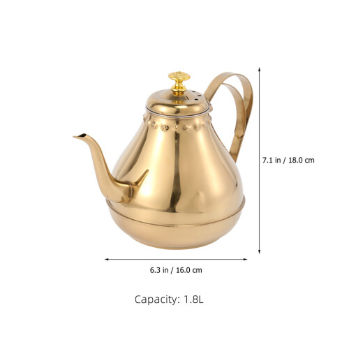 De Aço Inoxidável 1,8 L Bico Longo Para Café 2