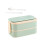 Bento Boxes Double Layer Student Food Storage Container-Green 1