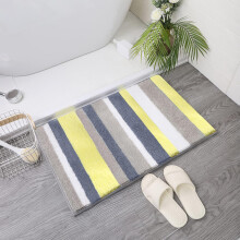 Badrumsmatta med ränder i manchester, mycket absorberande mikrofiber för din badrumsoas