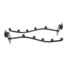 2Pièces Support En Fer Noir -Instrument Rack Suspendu