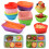 40Pcs Silicone Bakings Cups Reusable Muffins Molds Nonstick 7