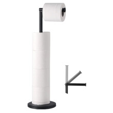 Platzsparender Toilettenpapierhalter mit Ablagefach, rutschfester Standorganizer aus robustem, rostfreiem Edelstahl, einfach zu bedienen