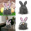 Easter Display Rabbit Gnome Doll Gift Holiday Rabbit Sculpture 2