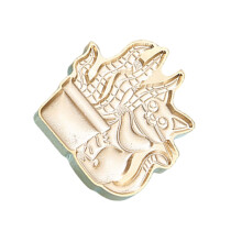 Embossed Sealings Wax Stamp Head 3D Cats Fire Lacquers Seal-C