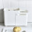 Kitchen Trash Can Telescopics Hangings Compost Bin Waste-Grey 5