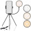 1Pc USB Powered Selfie Fill Light with Tripod Black Durable Materials 6