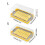 Practical Butter Cutting Container Butter Dish with Lid-S 4