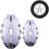 Disc Brake Caliper Covers  High Gloss Heat Resistant 3D Covers M White 4