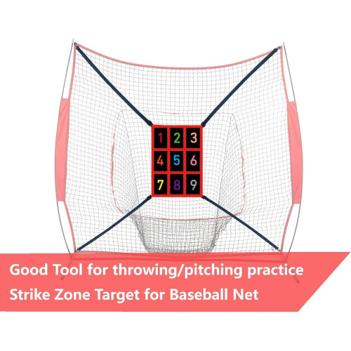 Destiny for Baseball Net Pitching Target Training Aid With Numbered Attack Zone Adjustable Ballido Target 2
