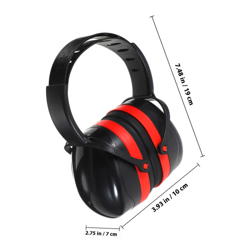 Orejeras Seguridad Para Niños Protección ABS Negro 1