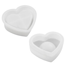 Moules de boîtier en silicone pour chauffe-encens DIY,-amour 2