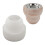 Moules de pot en Silicone avec couvercles, pour-1 moule 1