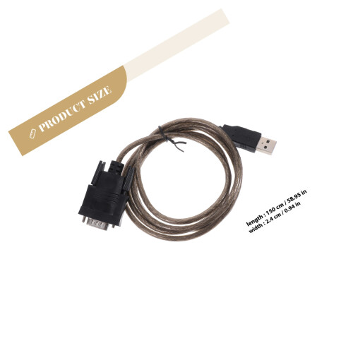 1 USB COM Serieel Kabel 9-Pin Adapter 1