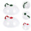 2Pièces Couvre- PP Protection Hygiénique Colorée 2