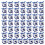 50Pcs Square Candy Boxes Multipurposes Collection-Navy Blue1 1